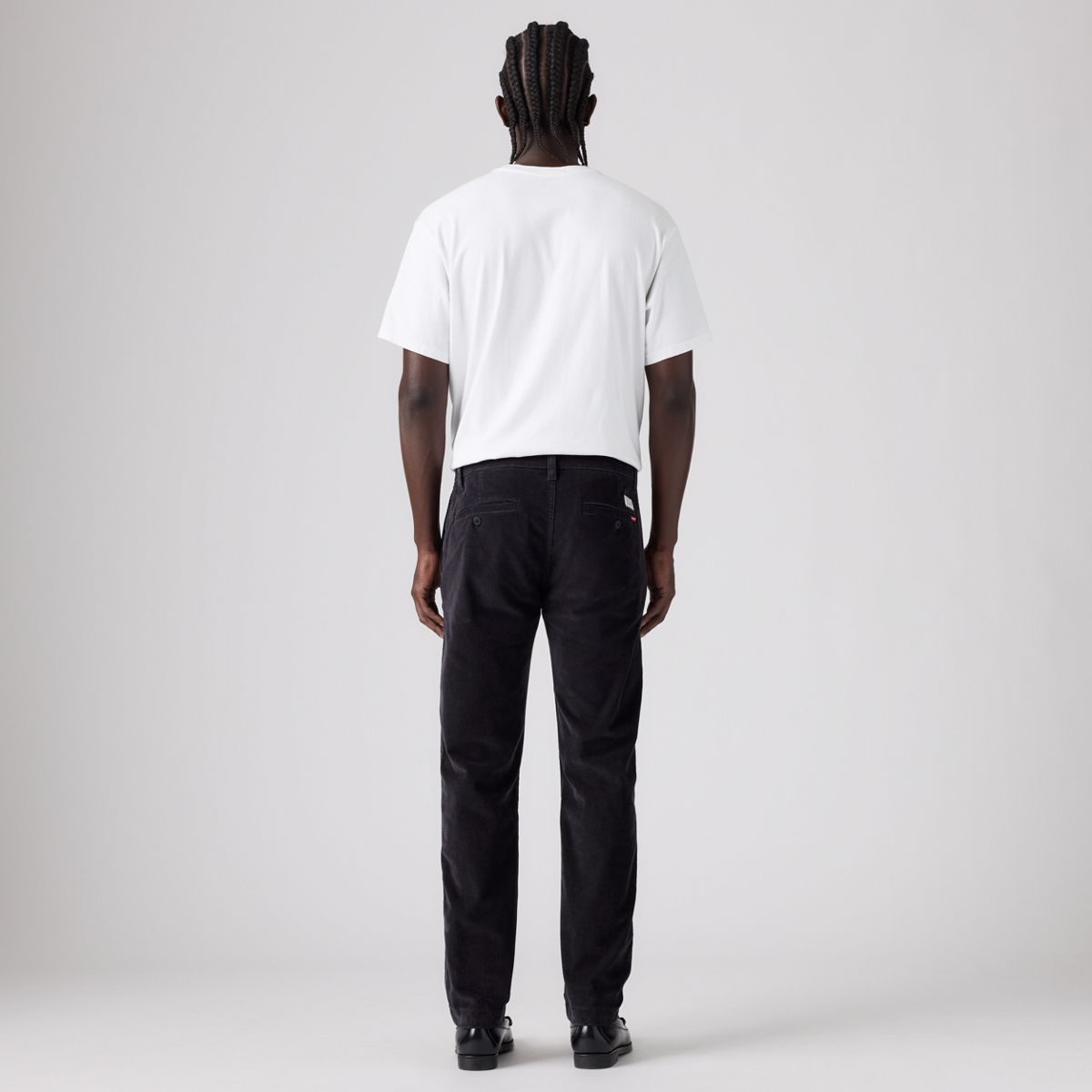 XX Chino Standard Taper Corduroy Men's Pants — Dark Phantom - Black
