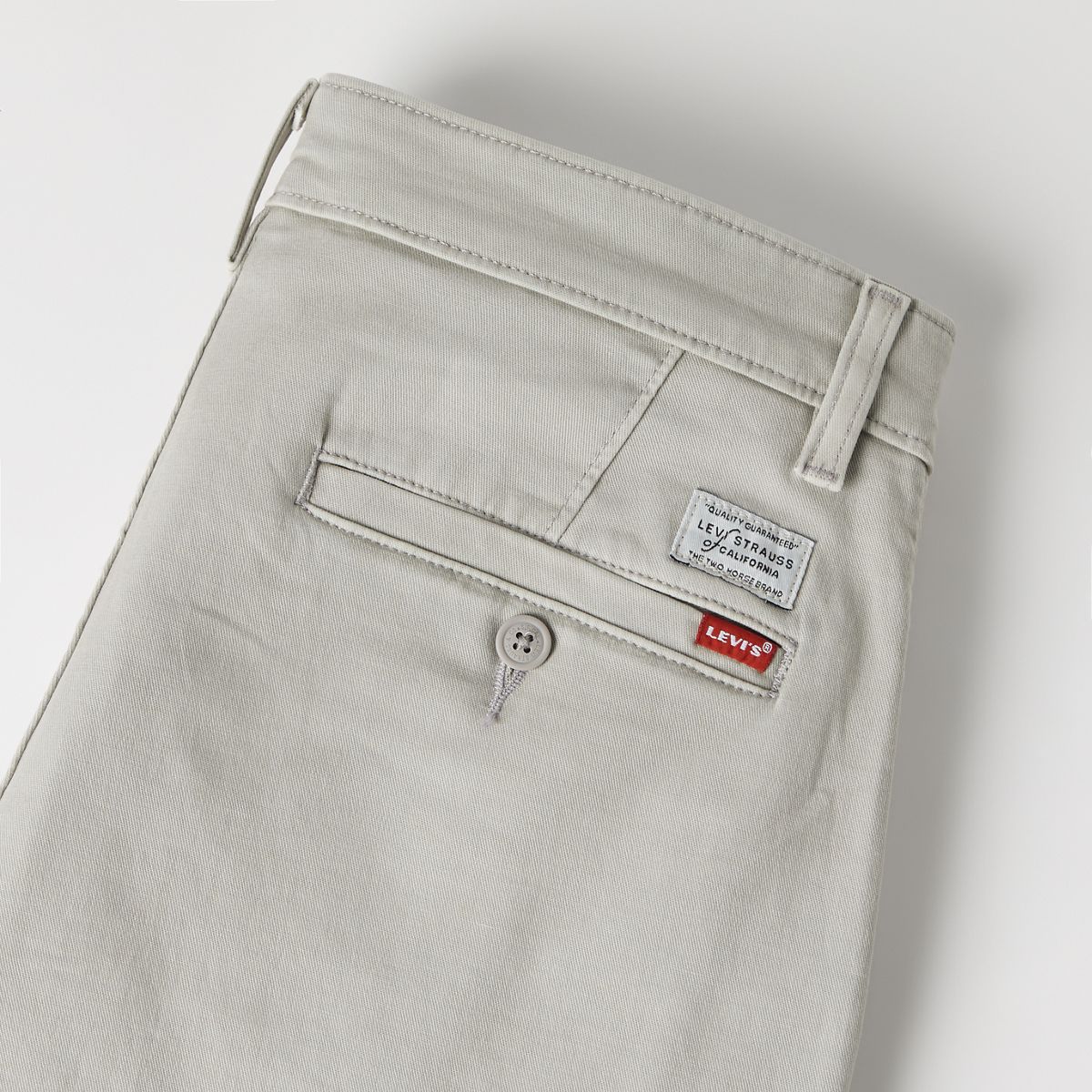 XX Chino Standard Taper Garment Dye Men's Pants — Ghost Gray Shady Garment Dye - Grey
