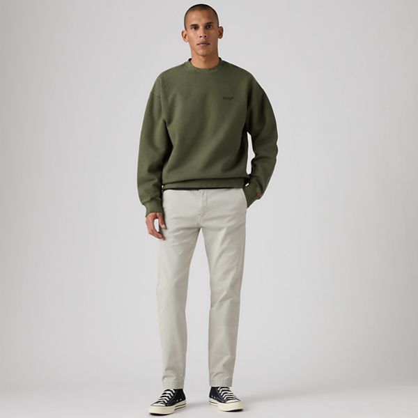 XX Chino Standard Taper Garment Dye Men's Pants — Ghost Gray Shady Garment Dye - Grey