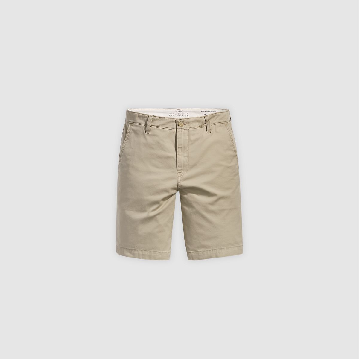 XX Chino Taper Men's Shorts — White - Brown