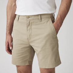 XX Chino Taper Men's Shorts — White - Brown 2