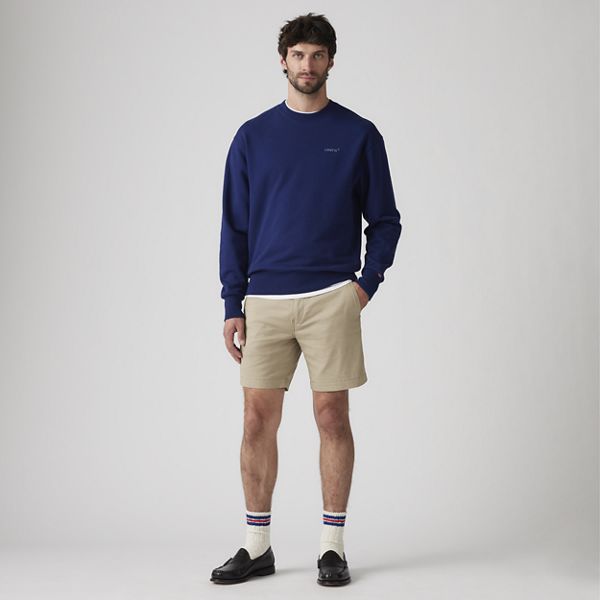 XX Chino Taper Men's Shorts — White - Brown