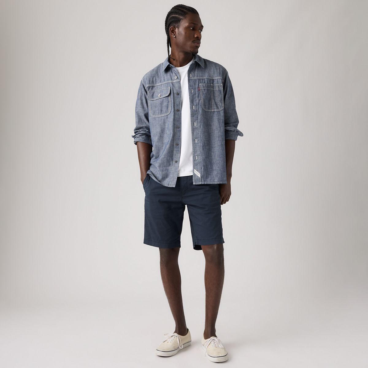 XX Chino Taper Men's Shorts — Baltic Navy - Blue