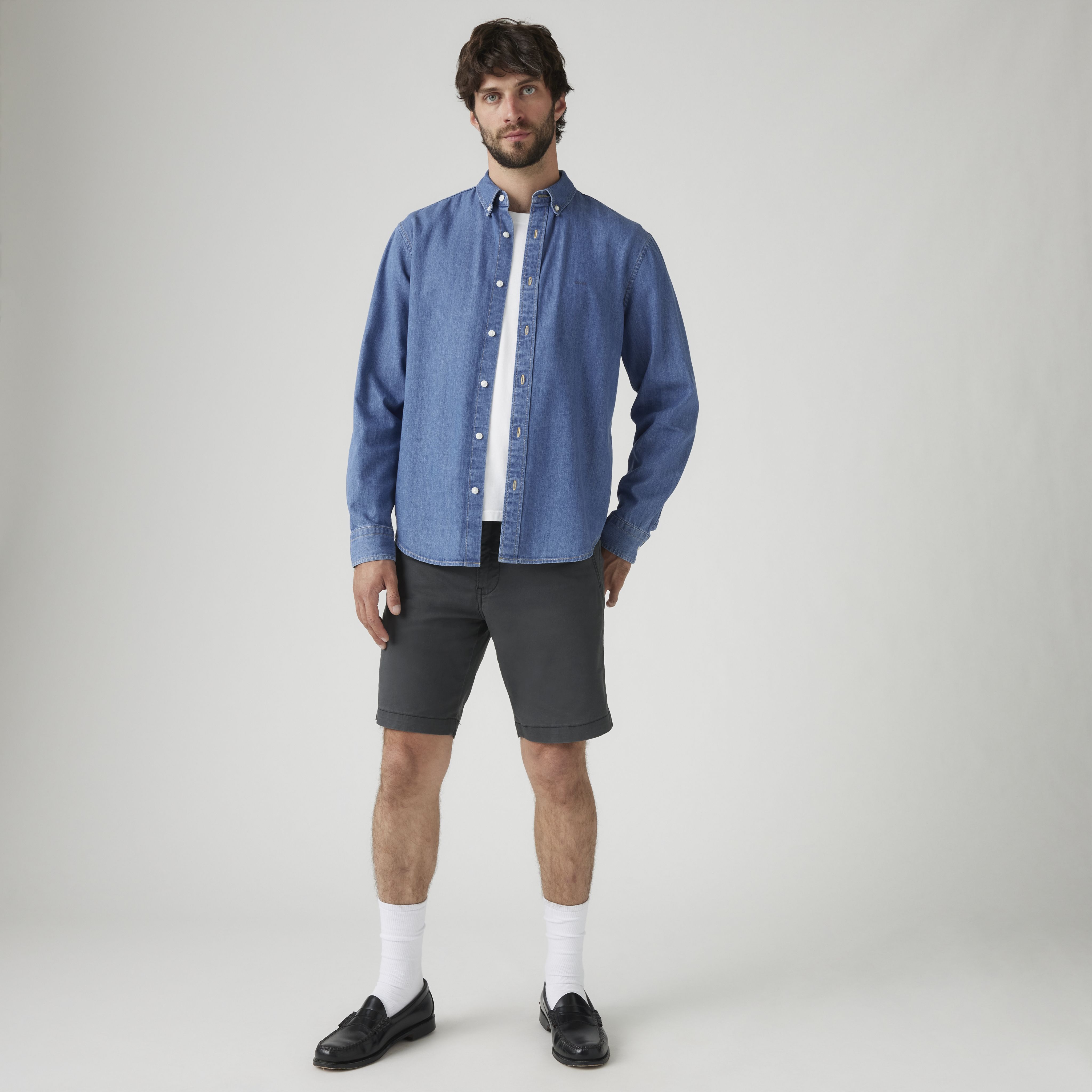 XX Chino Taper Fit Cotton Linen Men's Shorts 1