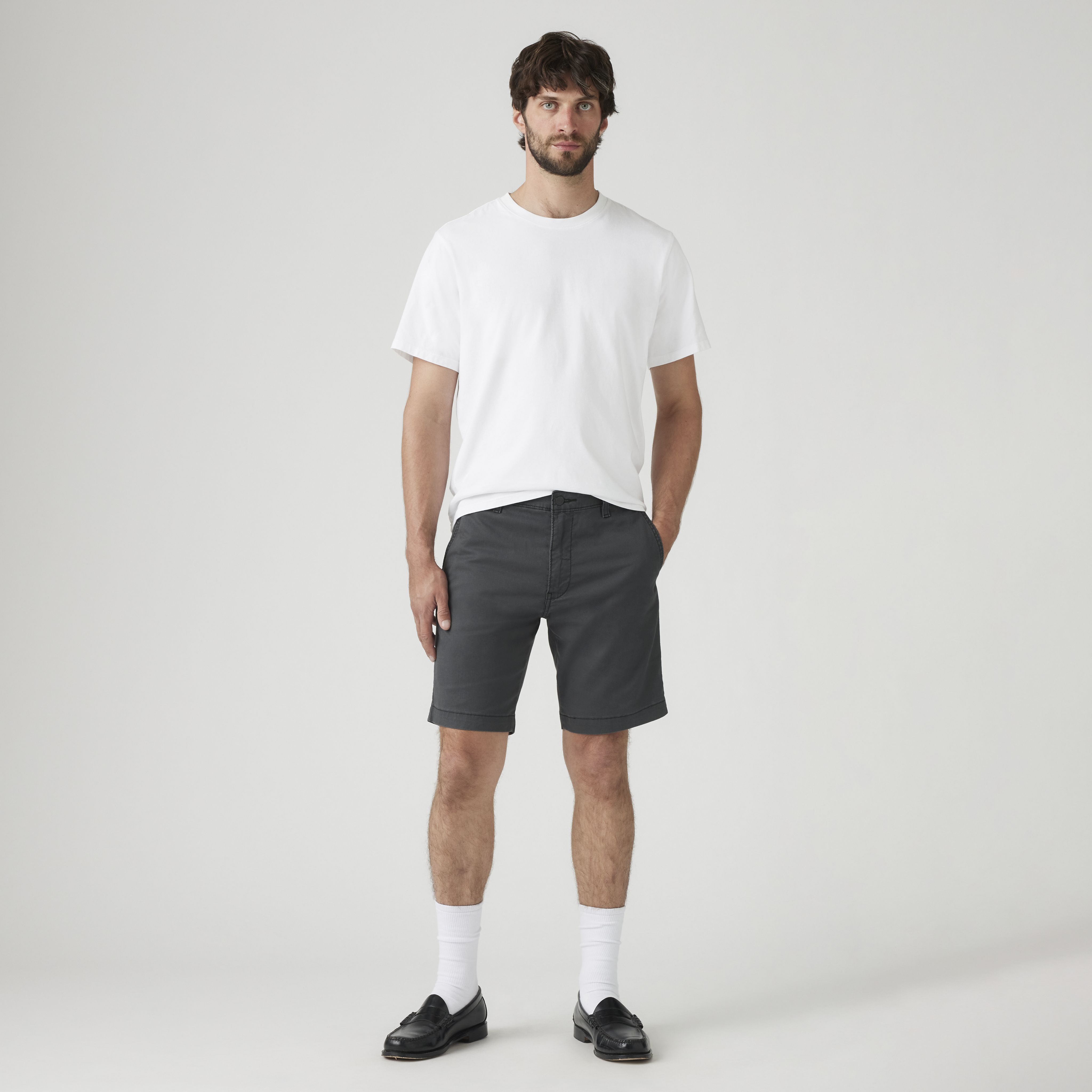 XX Chino Taper Fit Cotton Linen Men's Shorts 8