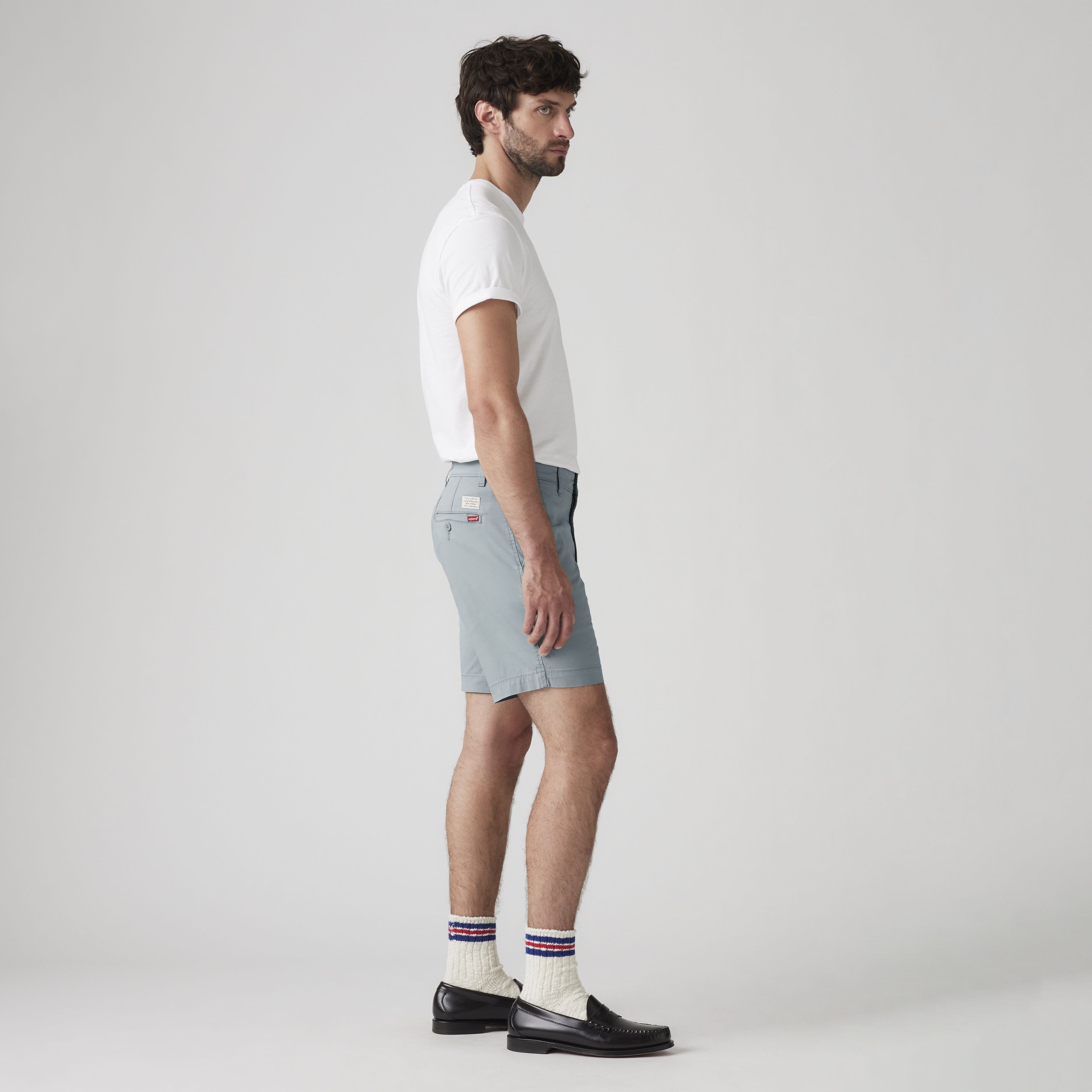 XX Chino Taper Fit Cotton Linen Men's Shorts 4