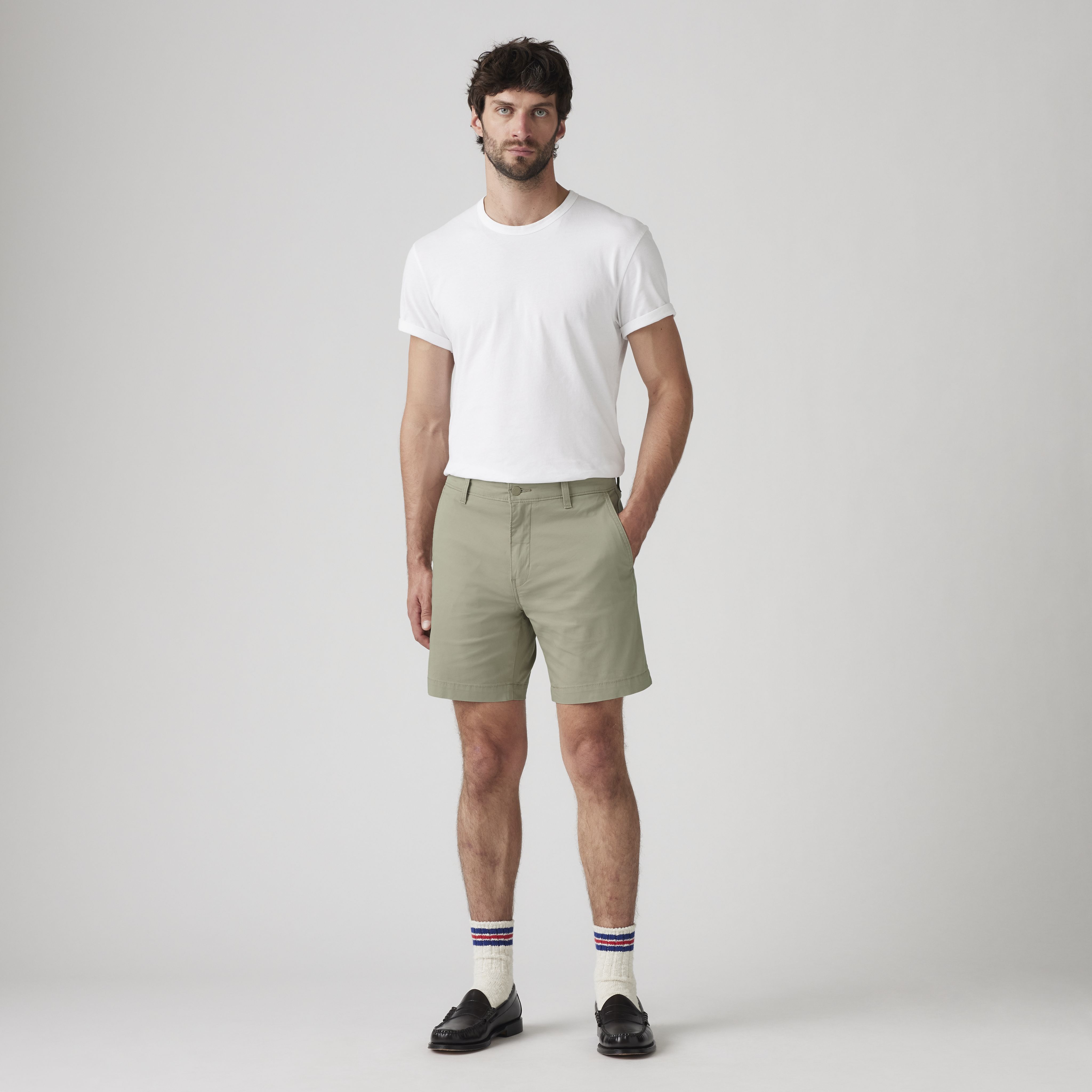 XX Chino Standard Cotton Linen Shorts 5