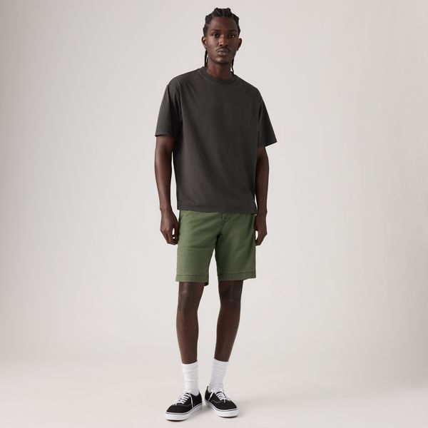 XX Chino Lightweight Linen Blend 9" Men's Shorts — Kambaba - Grey