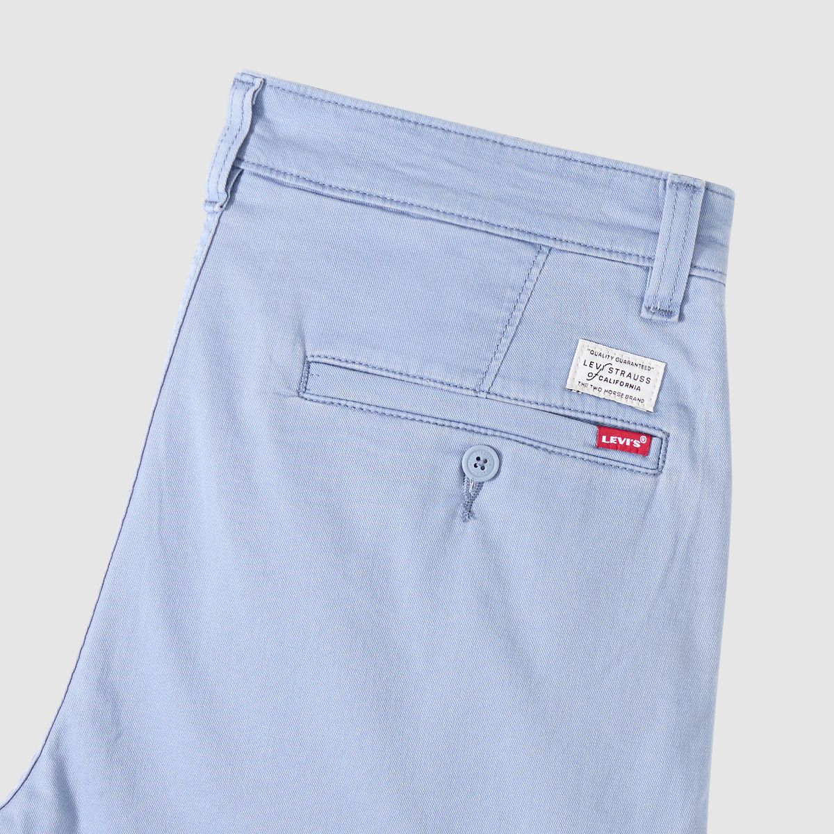 XX Chino Lightweight Linen Blend 9" Men's Shorts — Kano Blue - Blue