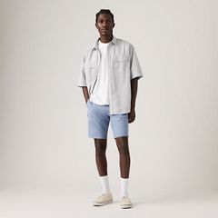 XX Chino Lightweight Linen Blend 9" Men's Shorts — Kano Blue - Blue 1