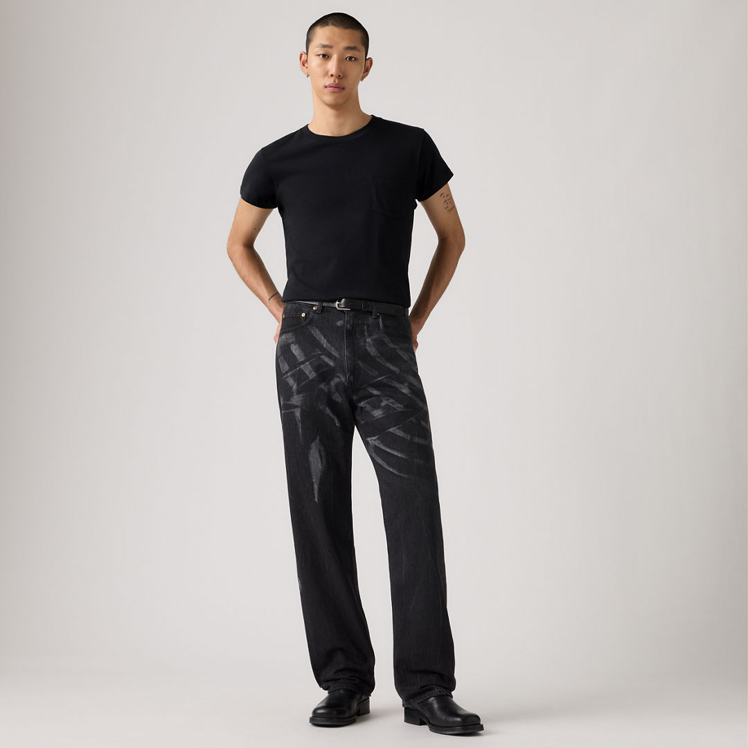 Levi's 554 Relaxed Fit Men's Vintage Jeans 34x32 In Black