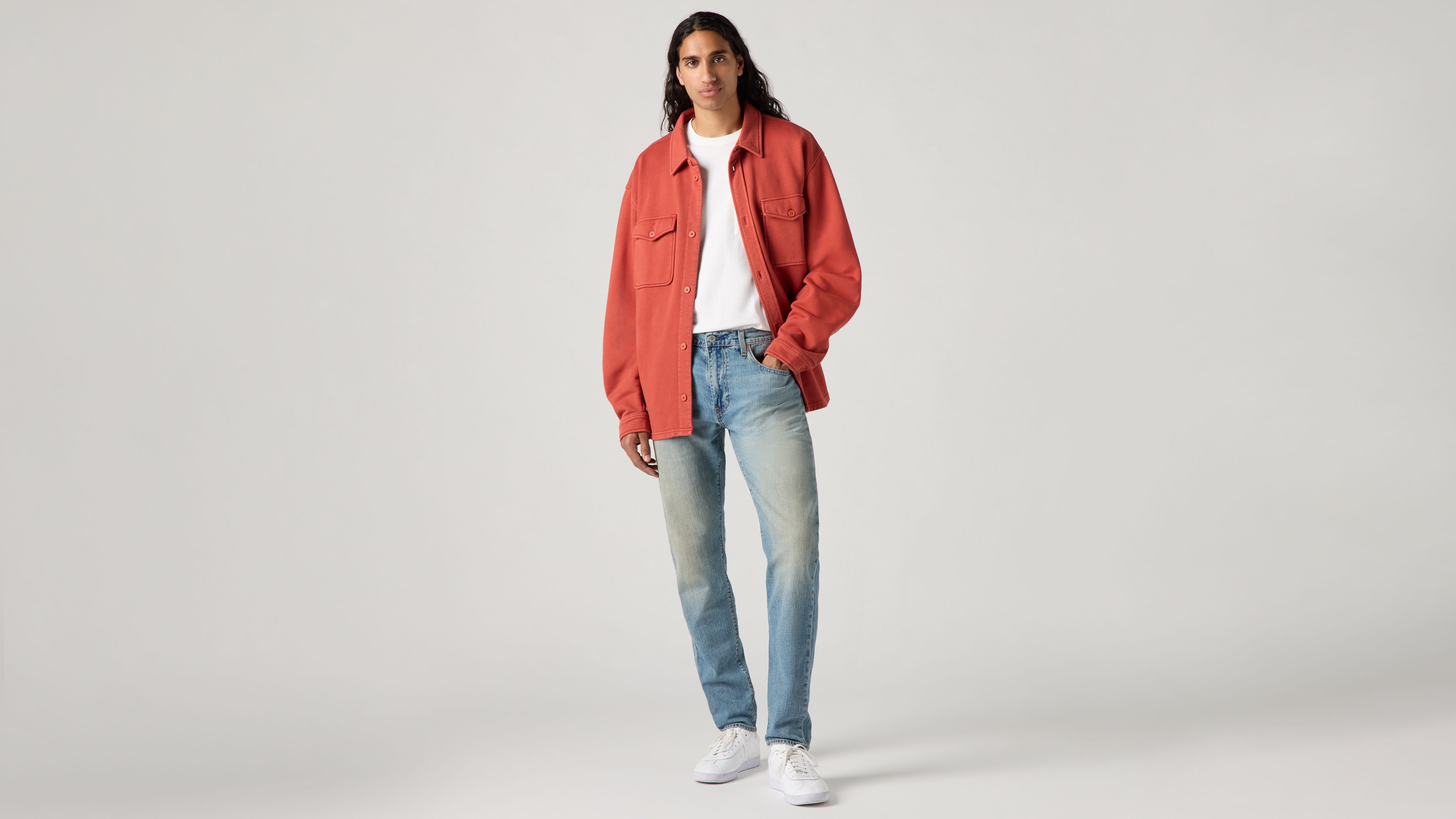 512™ Slim Taper Lightweight Linen+ Denim Jeans 1