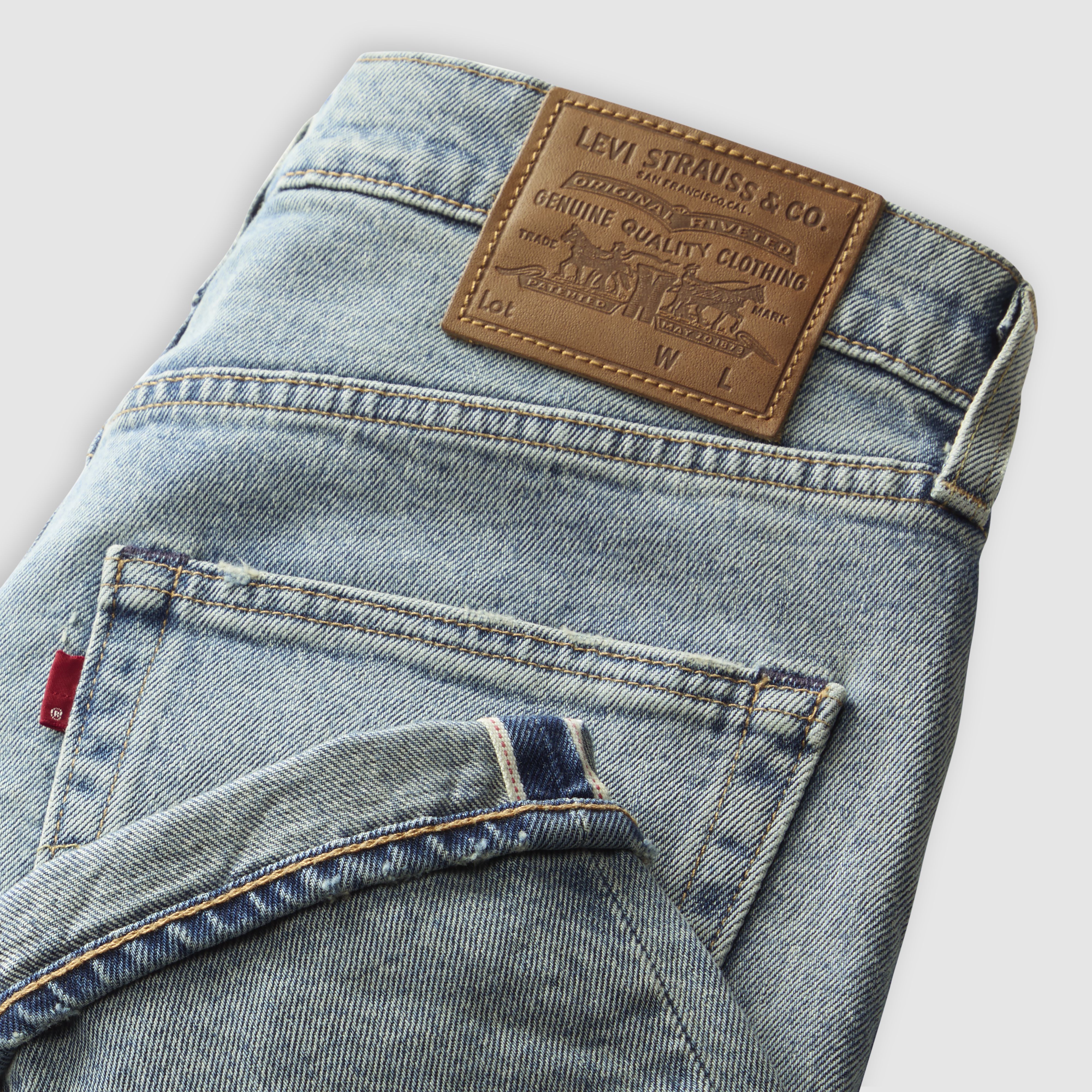 512™ Slim Taper Fit Selvedge Men's Jeans 7