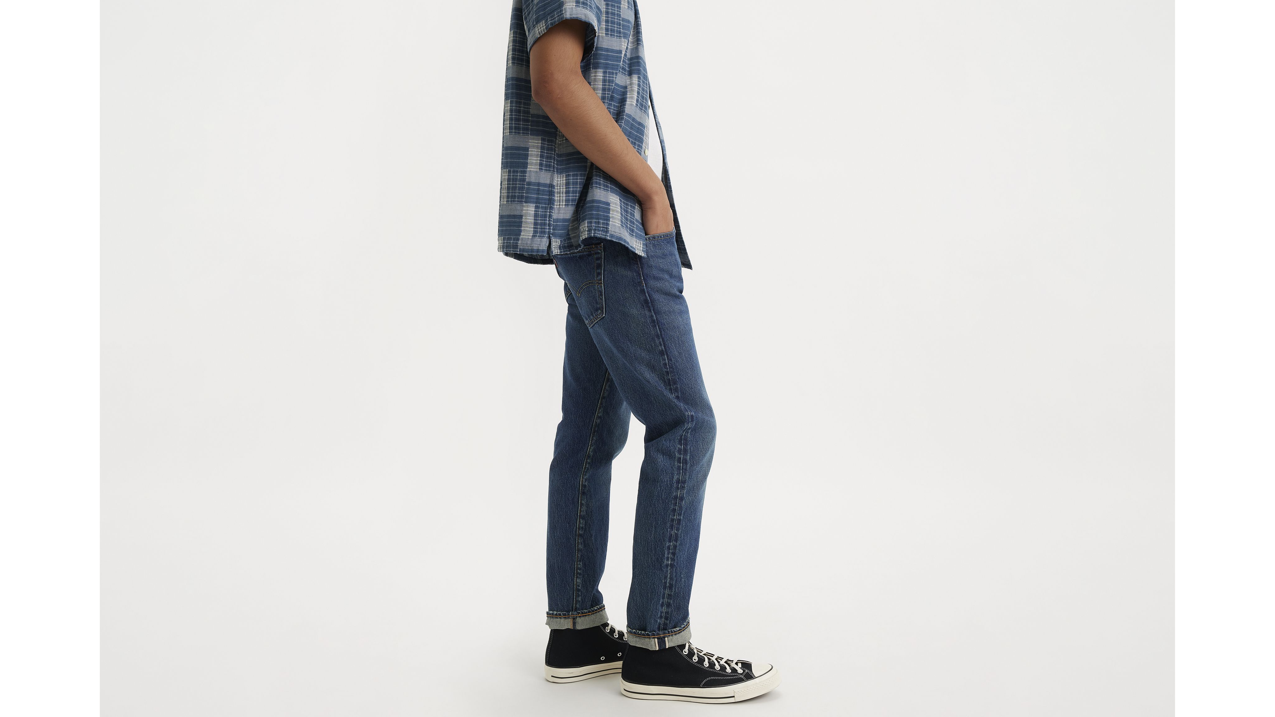 501® Slim Taper Fit Selvedge Men's Jeans 2