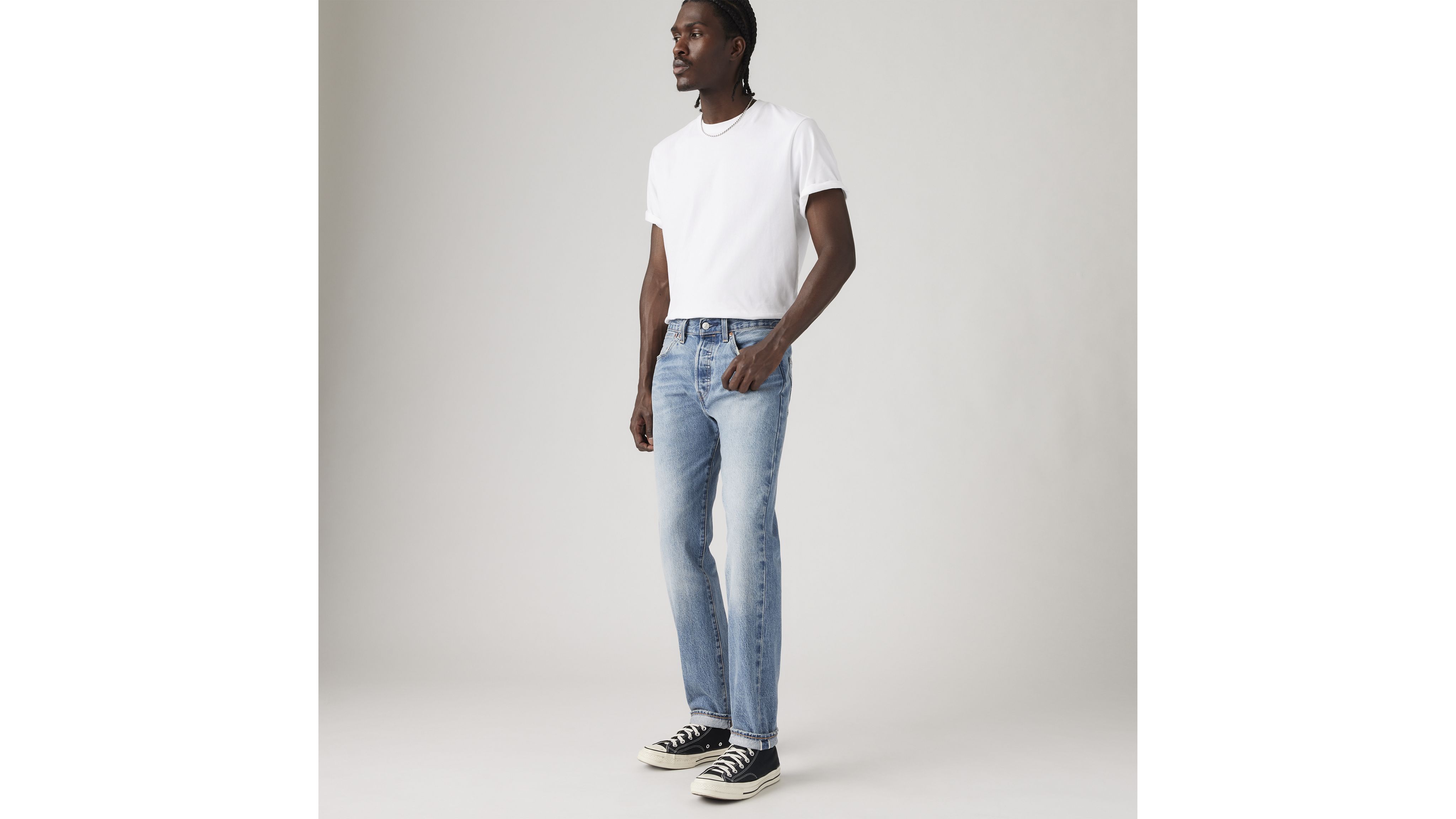 501® Slim Taper Fit Selvedge Men's Jeans 1