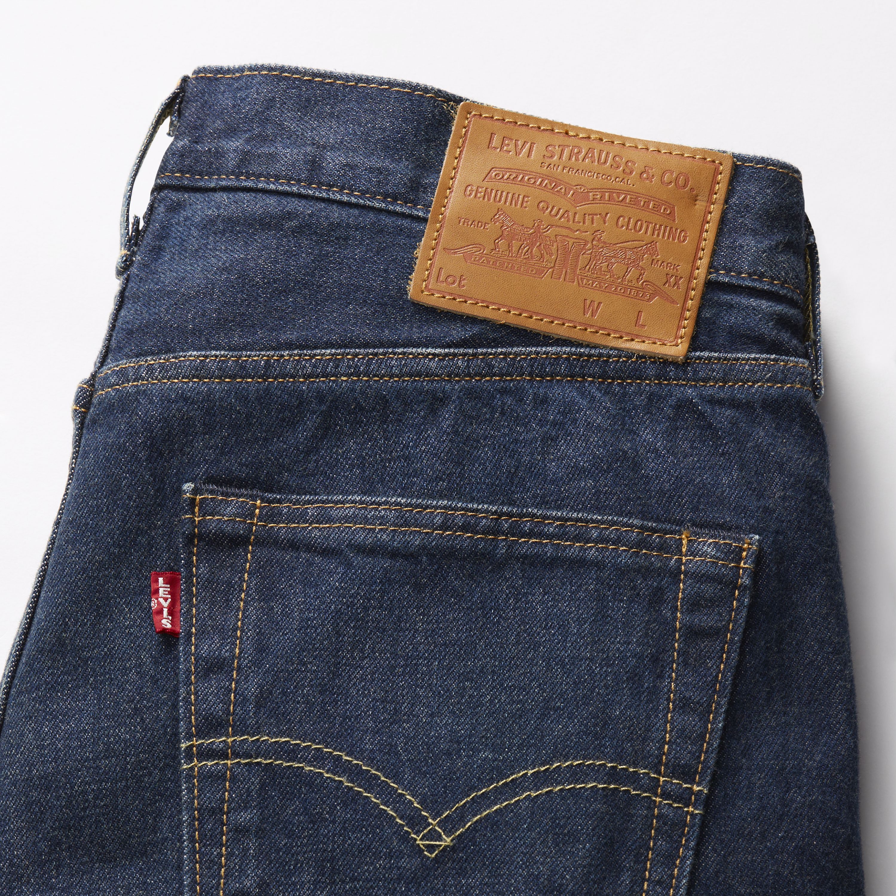 501® Slim Taper Fit Selvedge Men's Jeans 7