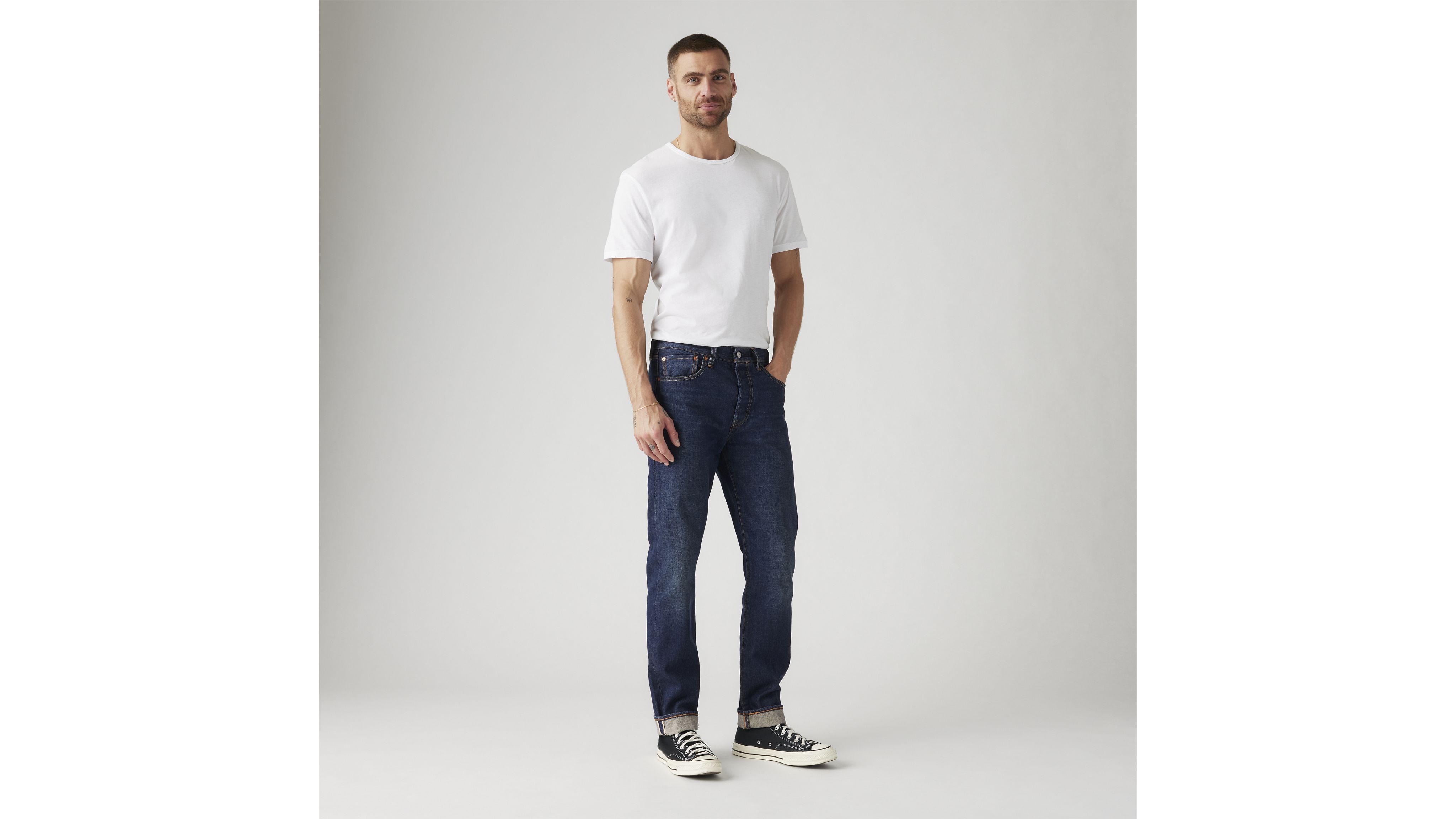 501® Slim Taper Fit Selvedge Men's Jeans 1