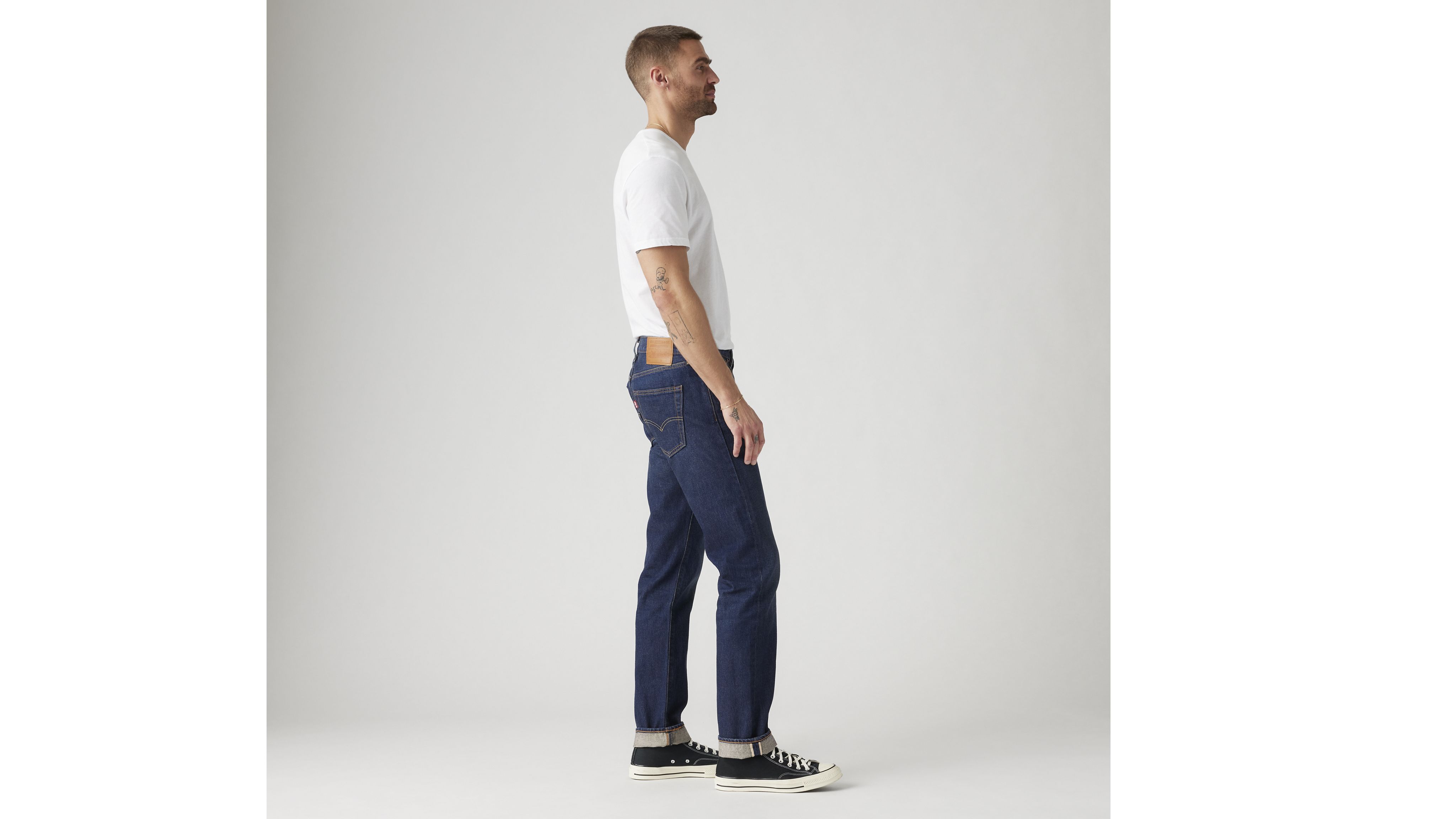 501® Slim Taper Fit Selvedge Men's Jeans 4