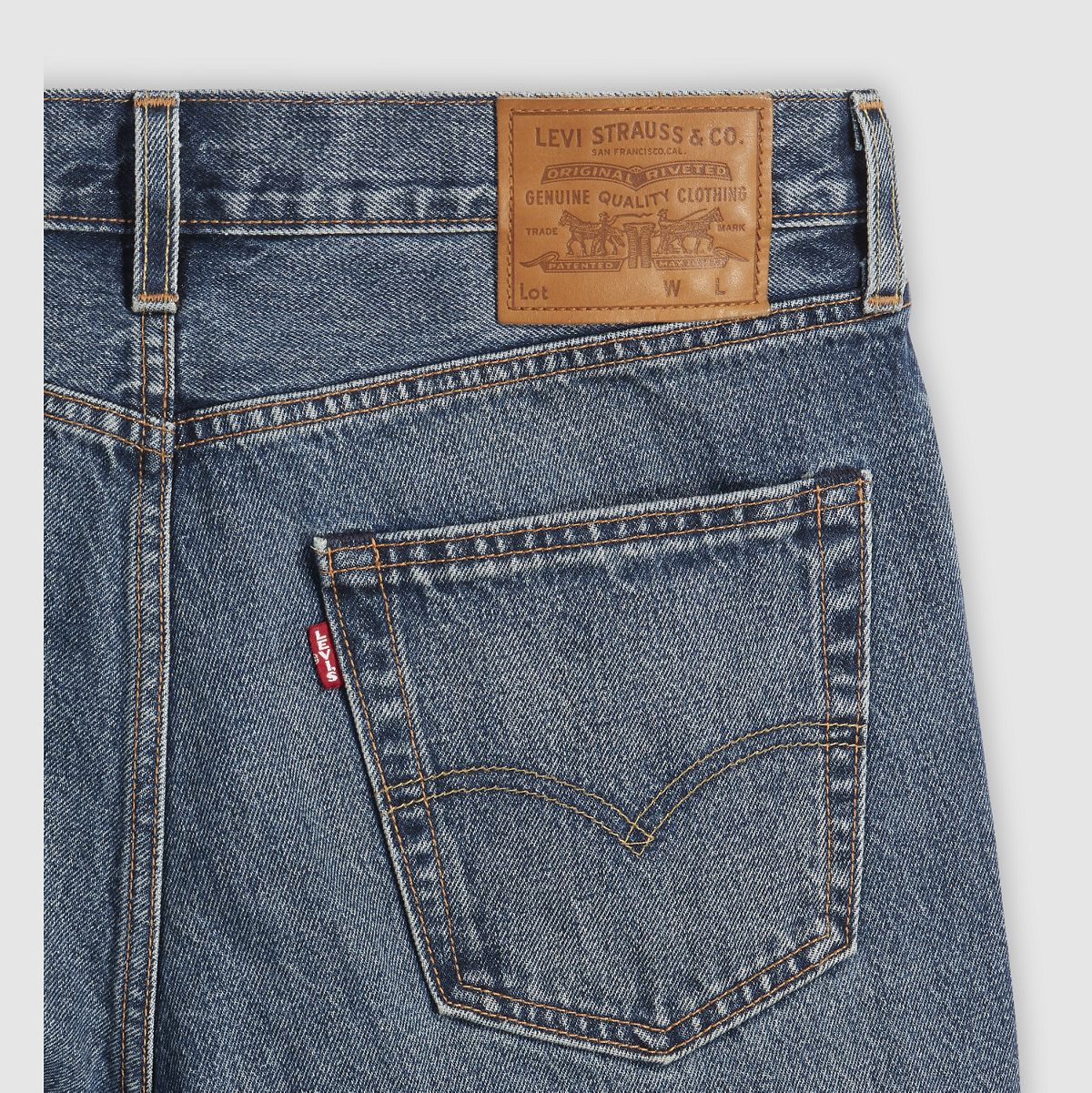 568™ Loose Straight Men's Jeans — Aisle Seat - Dark Wash - Non-Stretch