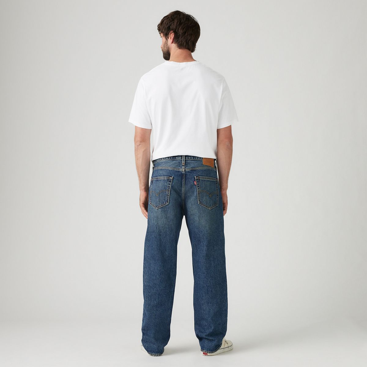 568™ Loose Straight Men's Jeans — Aisle Seat - Dark Wash - Non-Stretch