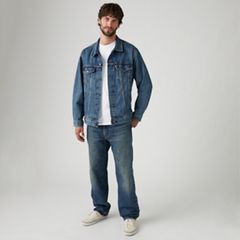 568™ Loose Straight Men's Jeans — Aisle Seat - Dark Wash - Non-Stretch 1