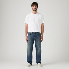 568™ Loose Straight Men's Jeans — Aisle Seat - Dark Wash - Non-Stretch 5