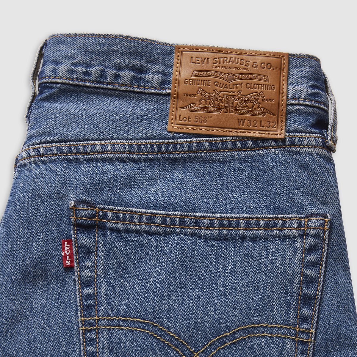 568™ Loose Straight Men's Jeans — Blue Essentials - Medium Wash