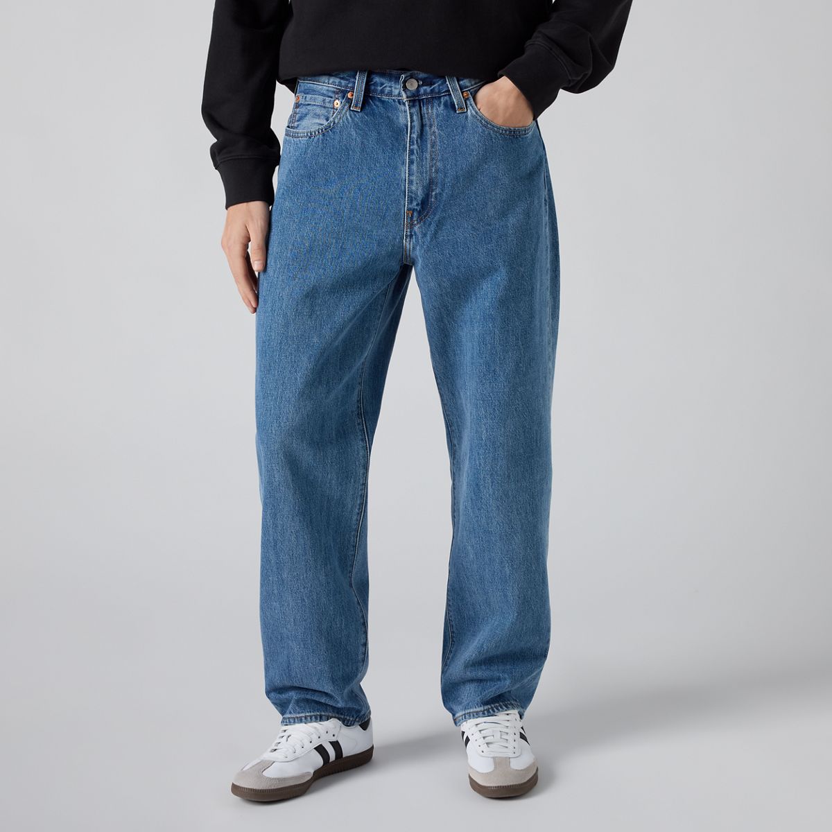 568™ Loose Straight Men's Jeans — Blue Essentials - Medium Wash