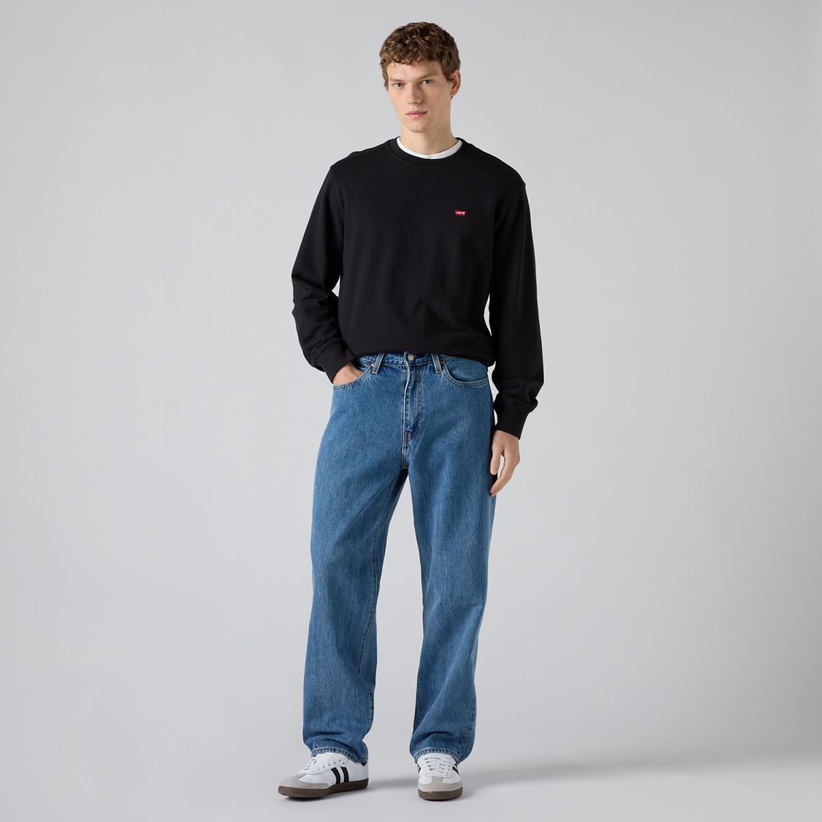 568™ Loose Straight Men's Jeans — Blue Essentials - Medium Wash