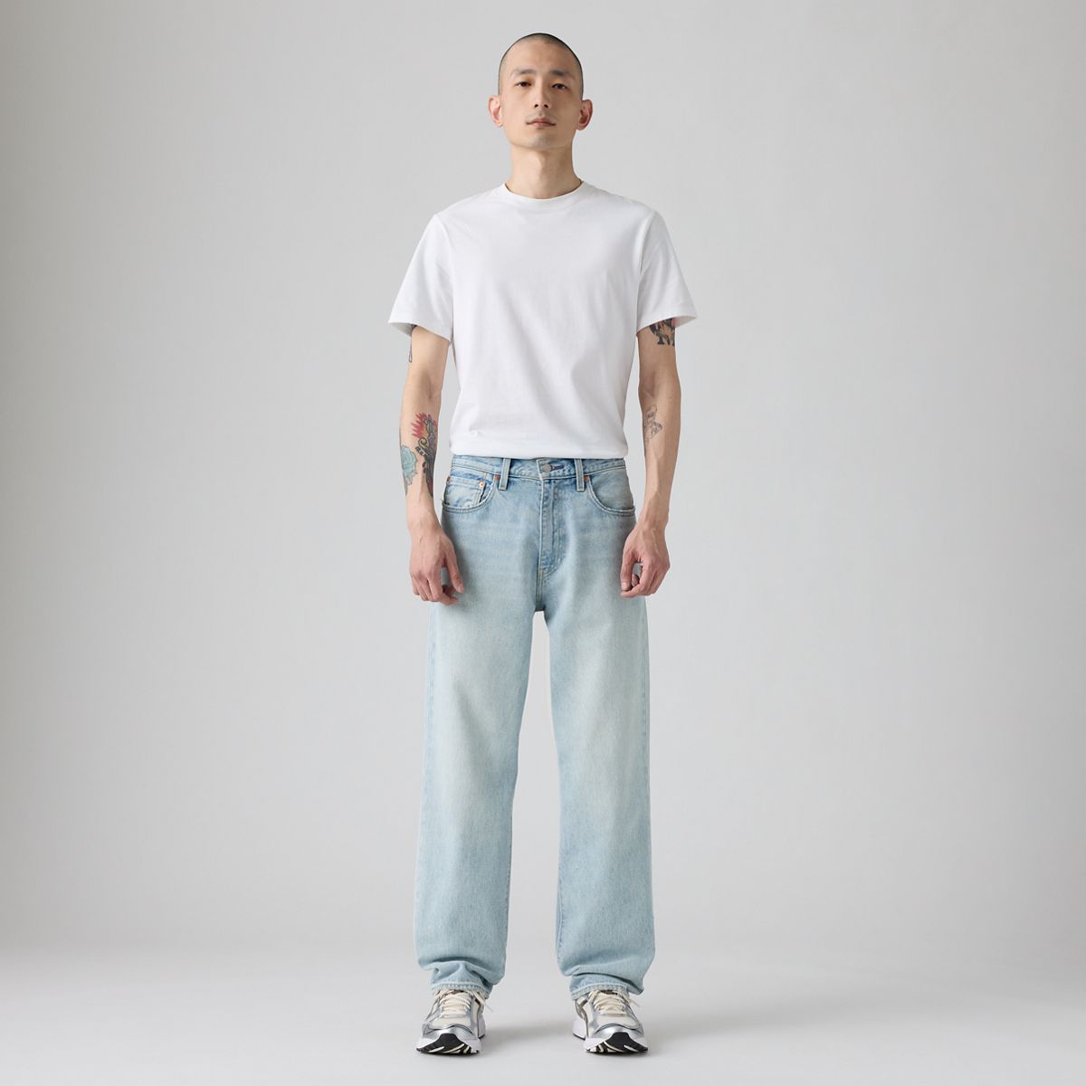 568™ Loose Straight Men's Jeans — Baby Blue Essentials - Light Wash