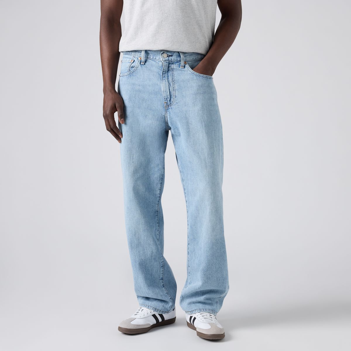 568™ Loose Linen+ Denim Men's Jeans — Varsity Academia Lightweight - Light Wash - Non-Stretch