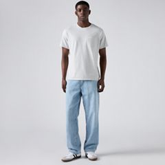568™ Loose Linen+ Denim Men's Jeans — Varsity Academia Lightweight - Light Wash - Non-Stretch 1