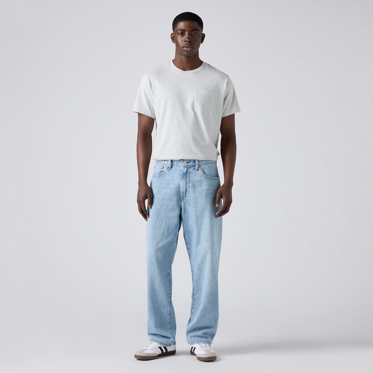 568™ Loose Linen+ Denim Men's Jeans — Varsity Academia Lightweight - Light Wash - Non-Stretch