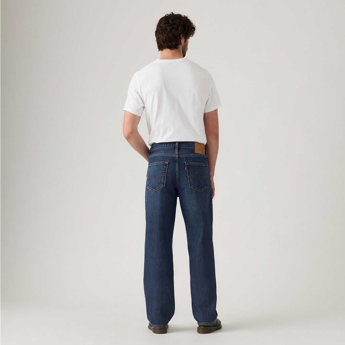 568™ Loose Straight Men's Jeans — Check The Score - Dark Wash