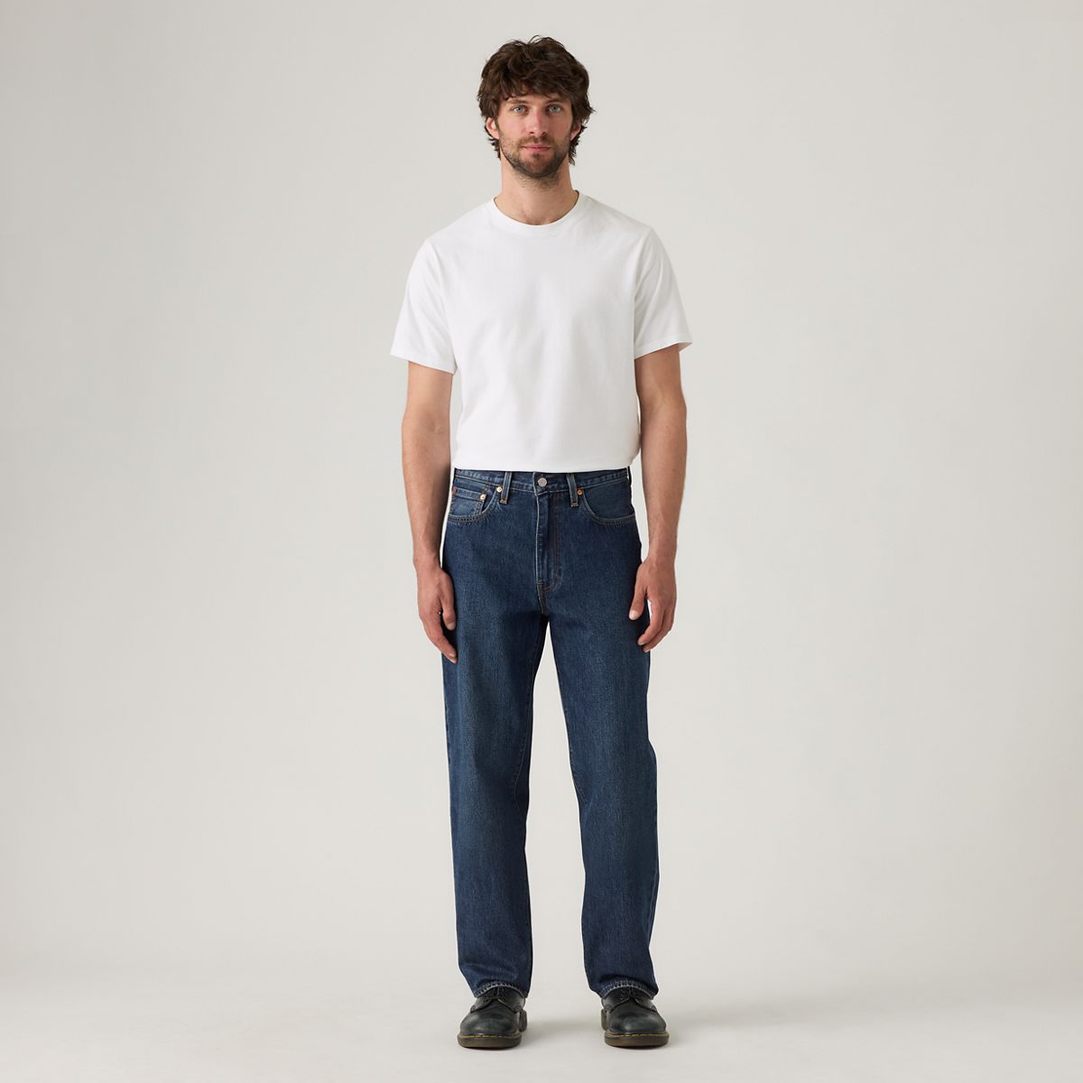 568™ Loose Straight Men's Jeans — Check The Score - Dark Wash
