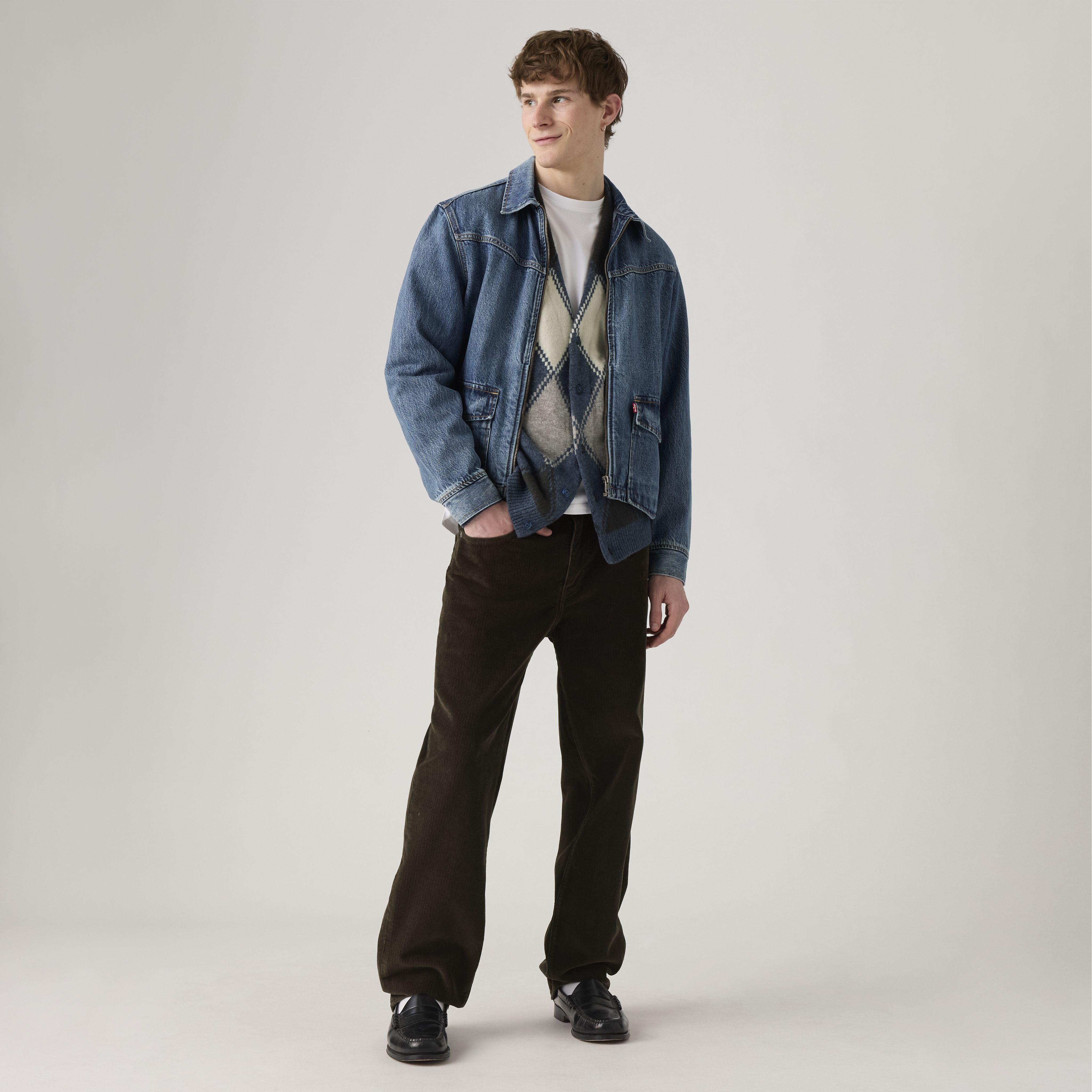 568™ Loose Straight Corduroy Jeans 1