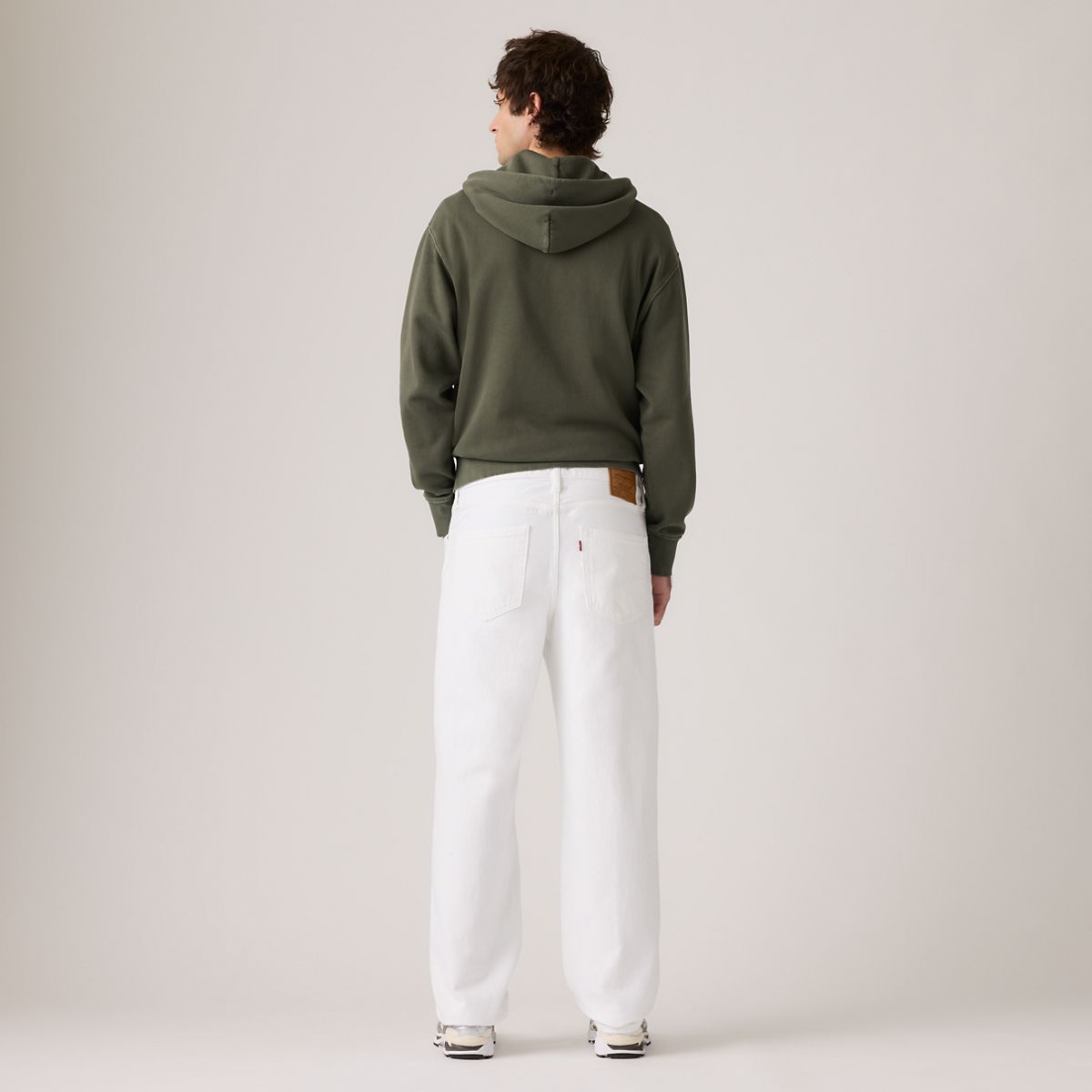 568™ Loose Straight Men's Jeans — White Paper - White