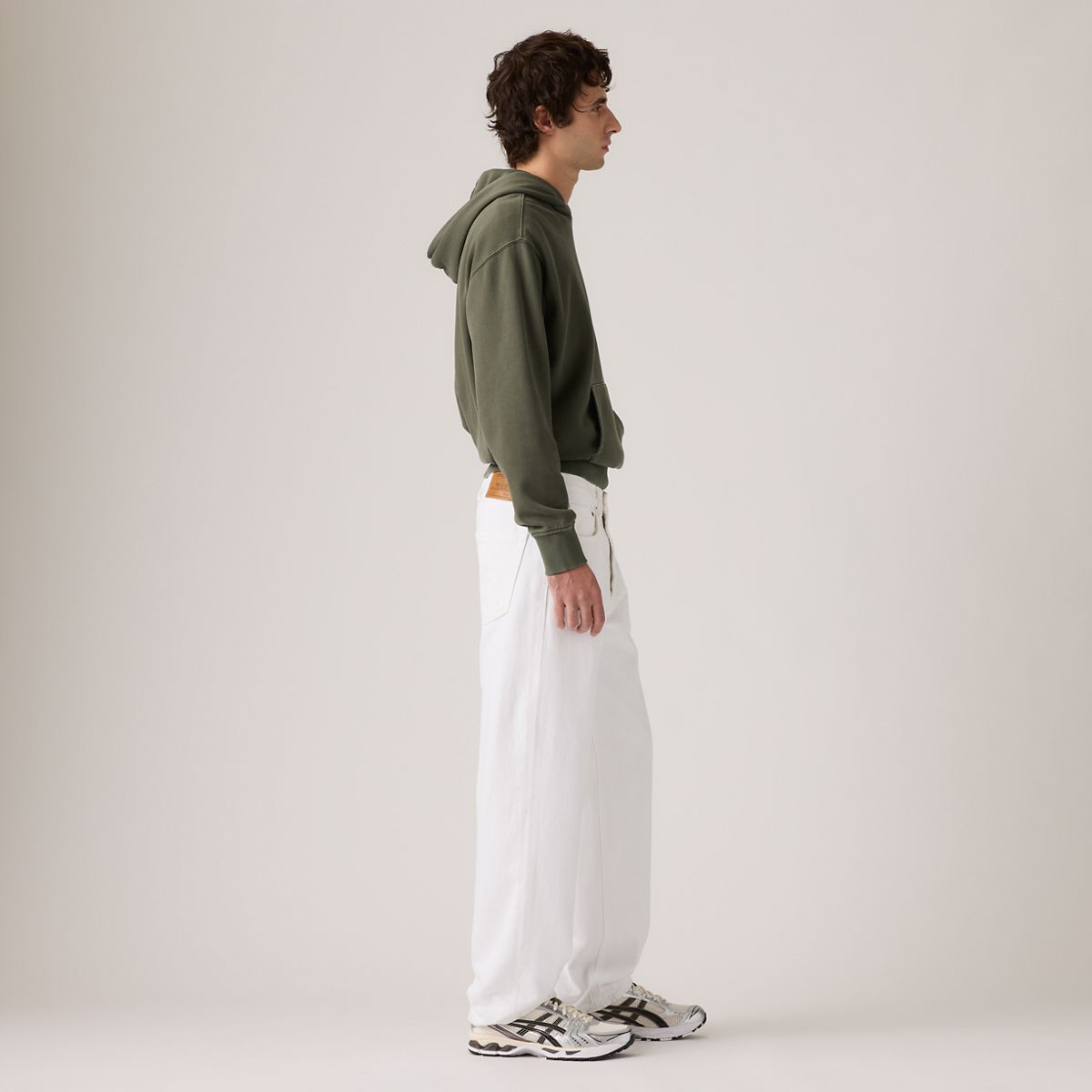 568™ Loose Straight Men's Jeans — White Paper - White