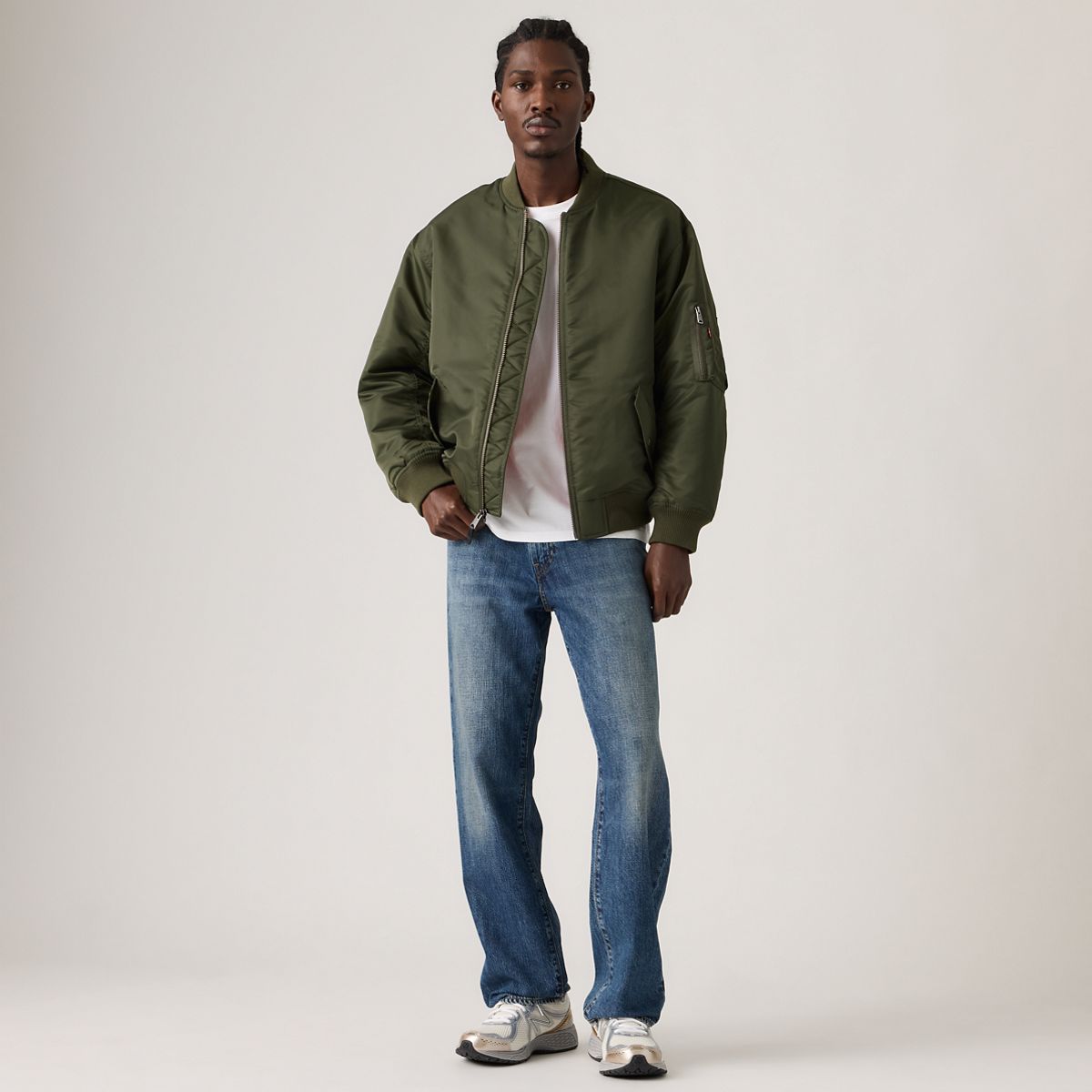 568™ Loose Linen+ Denim Men's Jeans — How You Feel Lightweight - Dark Wash