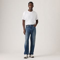 568™ Loose Linen+ Denim Men's Jeans — How You Feel Lightweight - Dark Wash 5