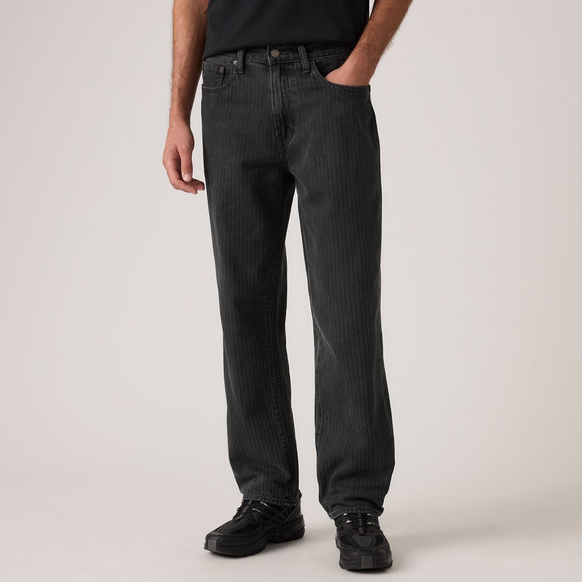 568™ Loose Straight Men's Jeans — Onyx Badge - Black