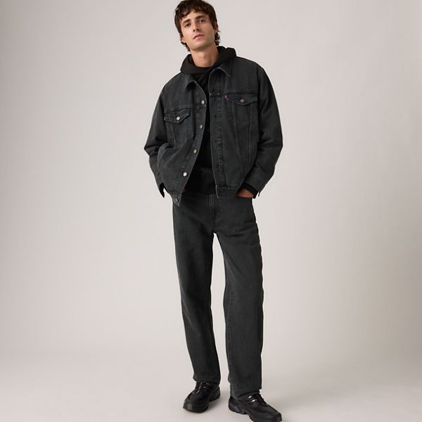 568™ Loose Straight Men's Jeans — Onyx Badge - Black