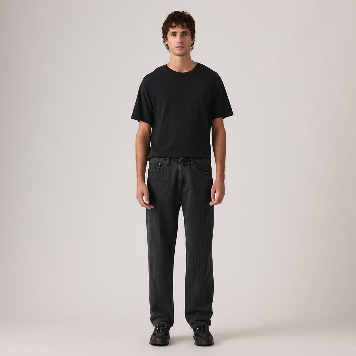 568™ Loose Straight Men's Jeans — Onyx Badge - Black