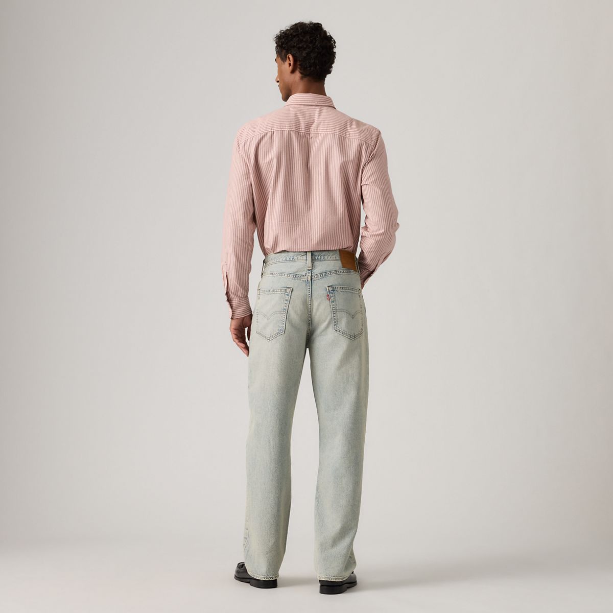 568™ Loose Linen+ Denim Men's Jeans — Tinted Heavy Metal Lightweight - Medium Wash