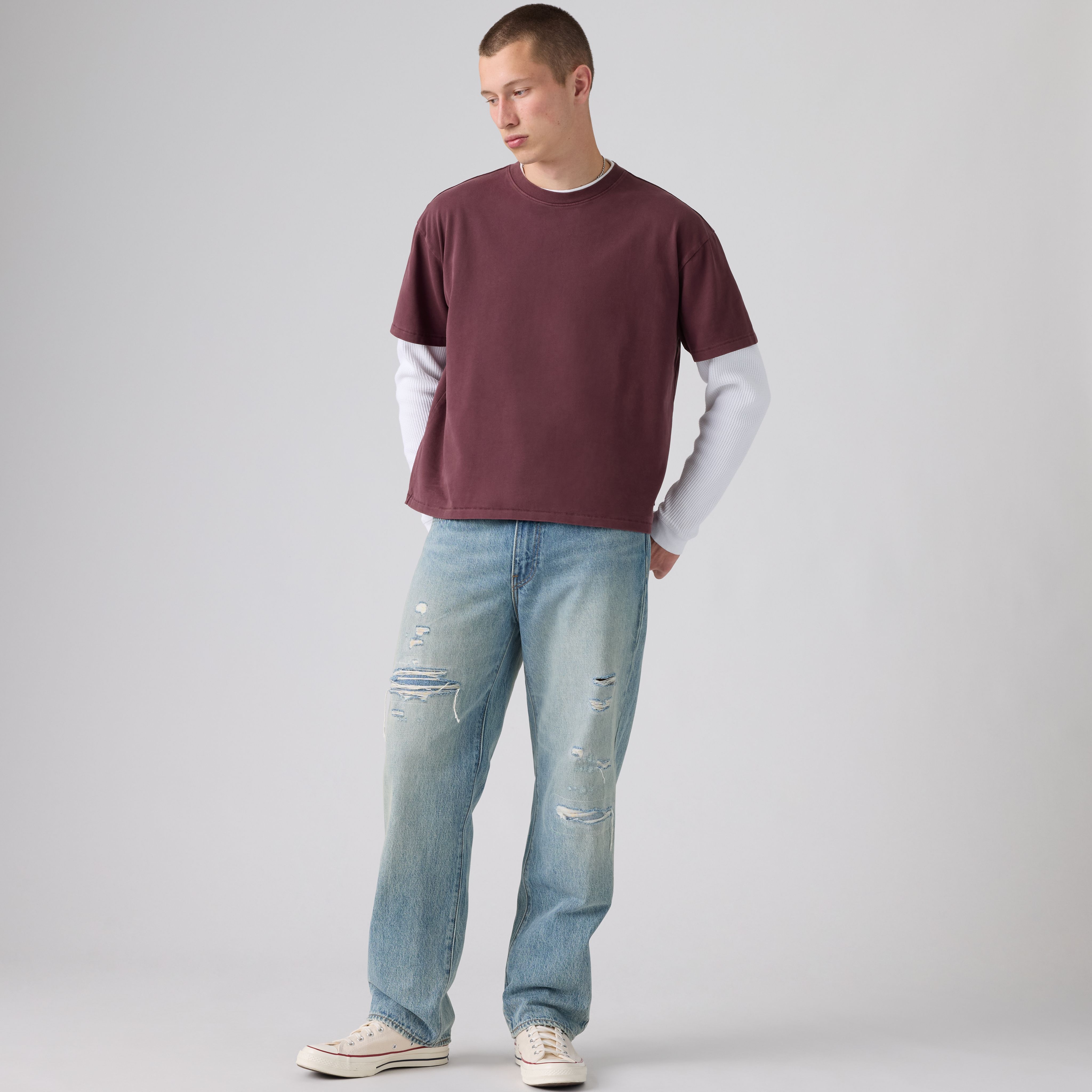 Levi's  568 Loose Straight Jeans Light Wash, Men's Size 31X32