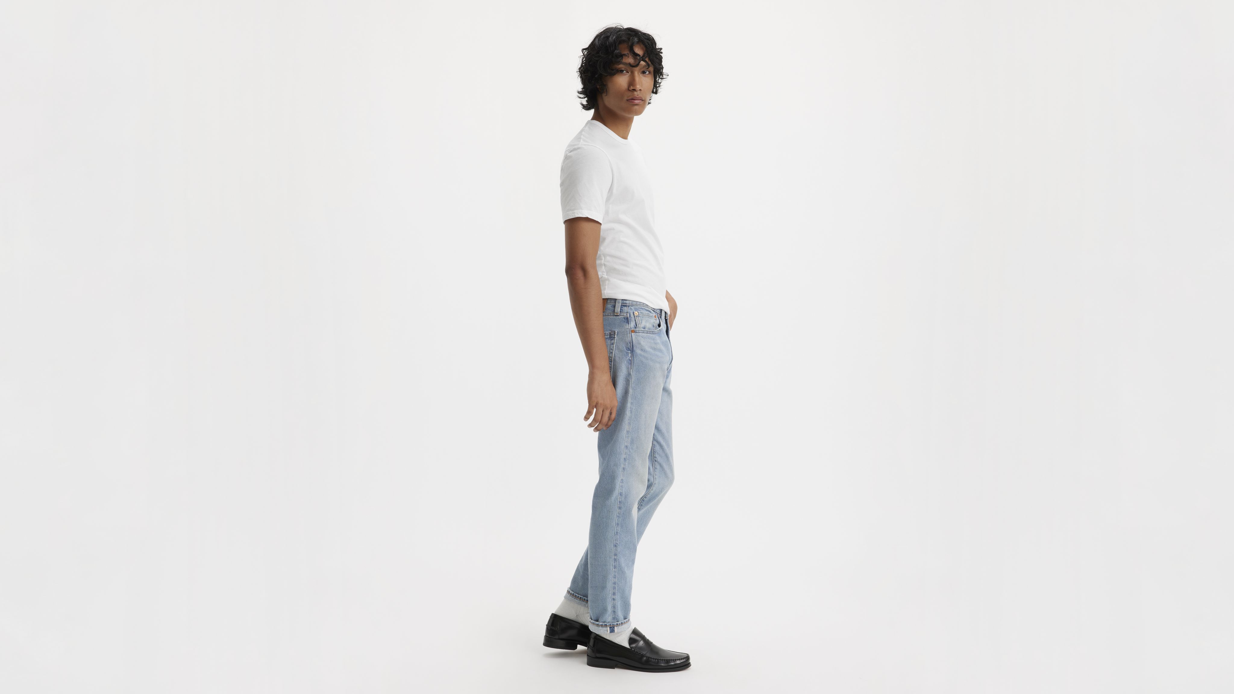 502™ Taper Fit Selvedge Men's Jeans 4