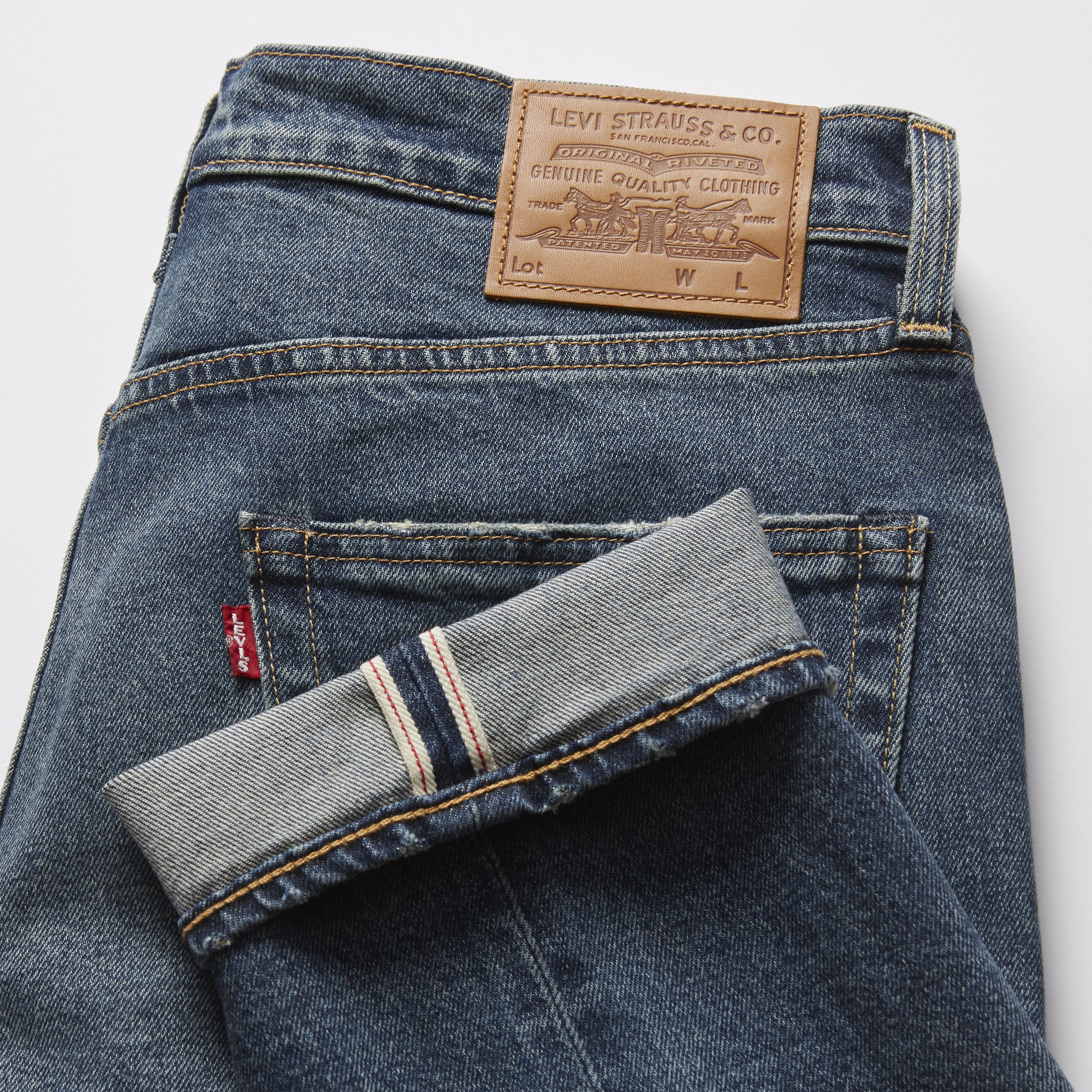 502™ Taper Fit Selvedge Men's Jeans 7