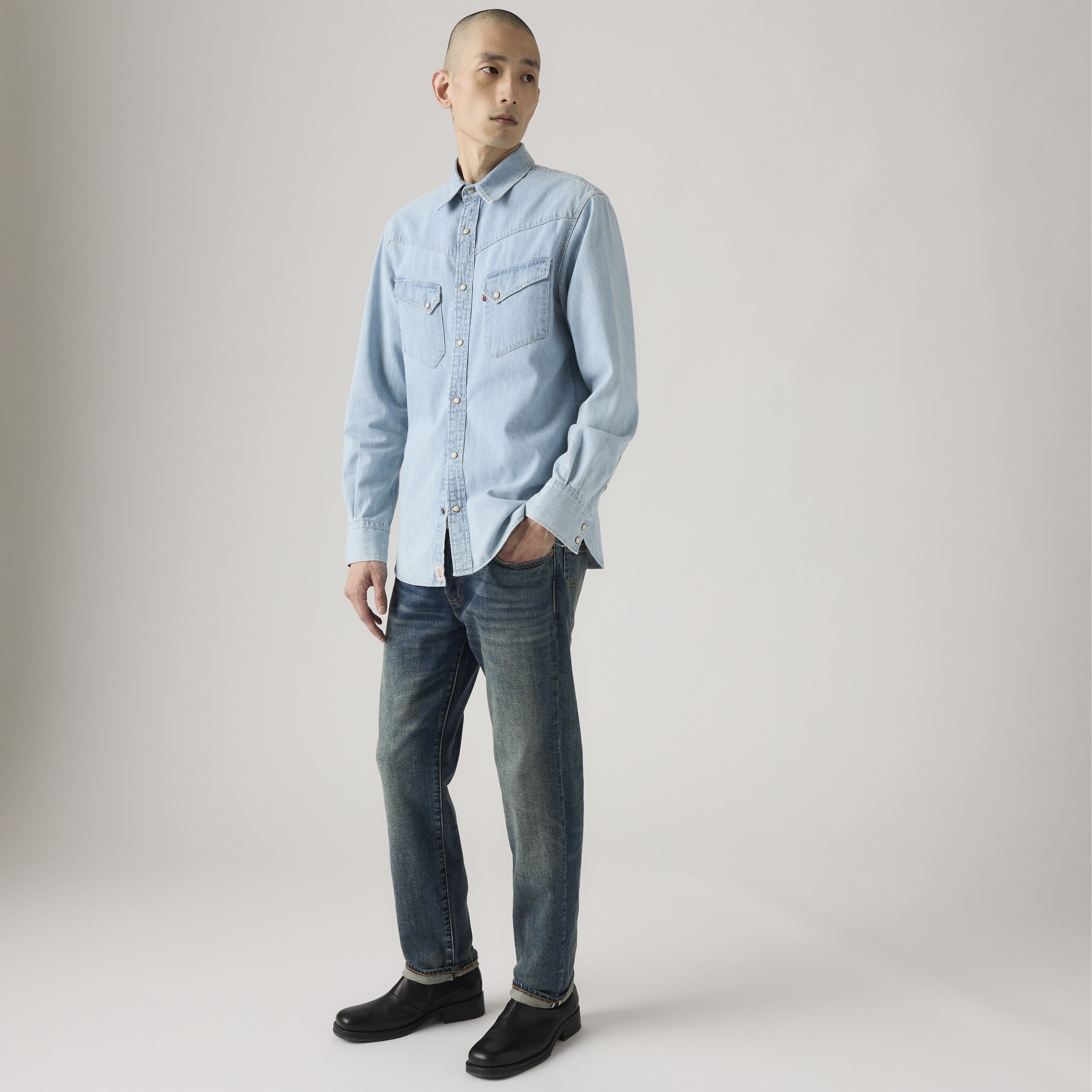 502™ Taper Fit Selvedge Men's Jeans 1