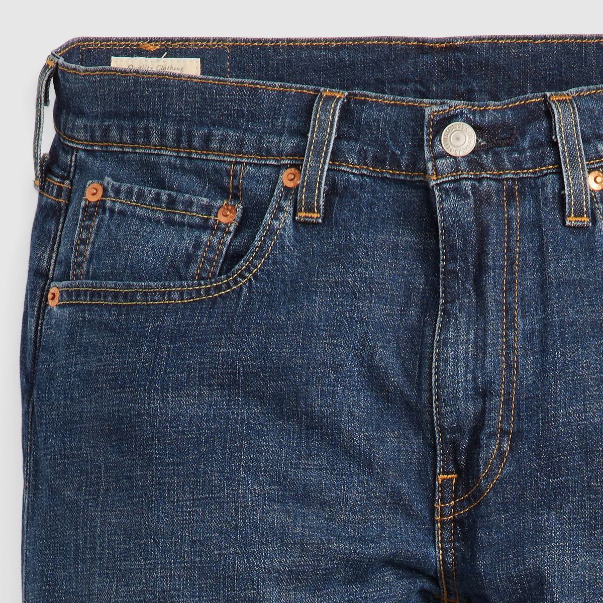 502™ Taper Linen+ Denim Men's Jeans — Part The Sea - Dark Wash