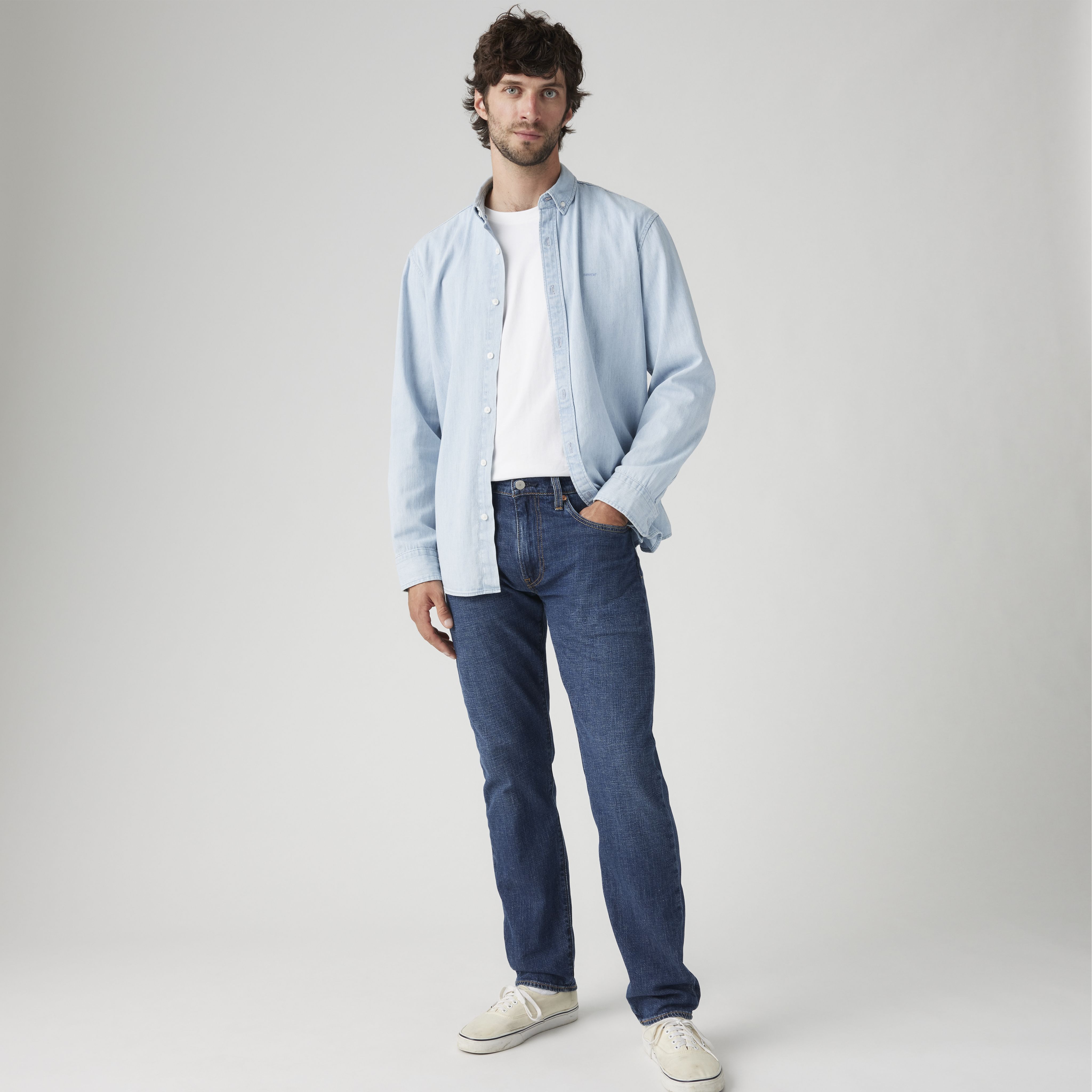502™ Taper Lightweight Linen+ Denim Jeans 1